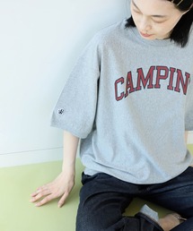 BEAMS BOY | Champion × BEAMS BOY / 別注 ロゴ クルー Tシャツ(Tシャツ/カットソー)