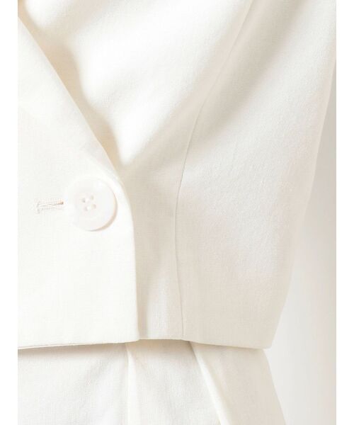 GYDA（ジェイダ）の「【SETUP着用可】ハーフスリーブダブルSHORTジャケット（テーラードジャケット・レディース・オフホワイト/オレンジ・FREE）」の21枚目の写真