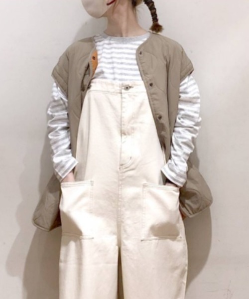 studio CLIP（スタディオクリップ）の「2WAYキルティングブルゾン（ブルゾン・レディース・ベージュ/カーキ/ブラック・PF/FREE）」の3枚目の写真