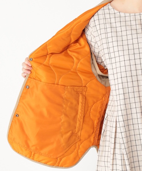 studio CLIP（スタディオクリップ）の「2WAYキルティングブルゾン（ブルゾン・レディース・ベージュ/カーキ/ブラック・PF/FREE）」の11枚目の写真