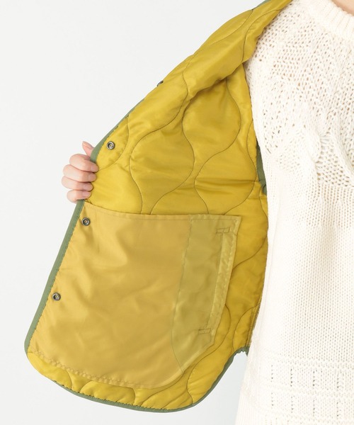 studio CLIP（スタディオクリップ）の「2WAYキルティングブルゾン（ブルゾン・レディース・ベージュ/カーキ/ブラック・PF/FREE）」の8枚目の写真