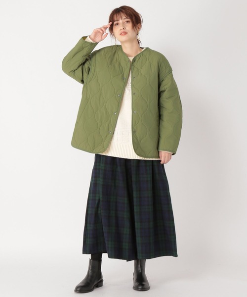 studio CLIP（スタディオクリップ）の「2WAYキルティングブルゾン（ブルゾン・レディース・ベージュ/カーキ/ブラック・PF/FREE）」の15枚目の写真