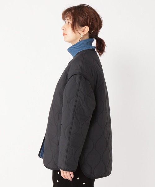 studio CLIP（スタディオクリップ）の「2WAYキルティングブルゾン（ブルゾン・レディース・ベージュ/カーキ/ブラック・PF/FREE）」の9枚目の写真