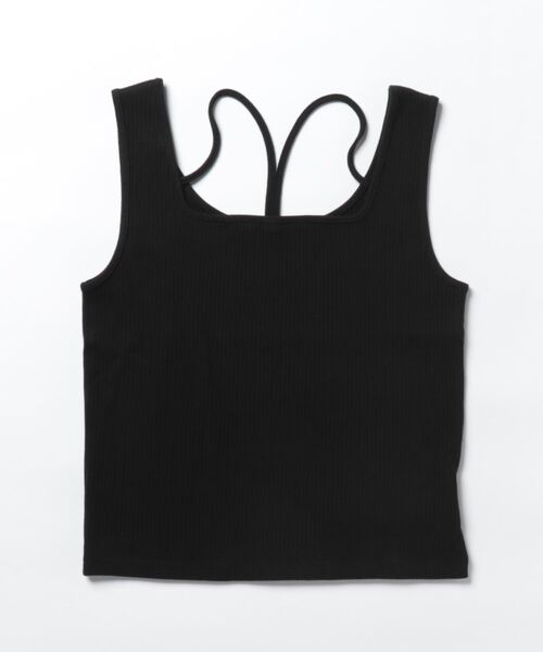 PROPORTION BODY DRESSING(プロポーションボディドレッシング)の「<E>前後2WAYテレコタンクトップ / 1213167202(Tシャツ/カットソー・レディース・グレー/ダークグレー/オフホワイト/ブラック・FREE)」の3枚目の写真
