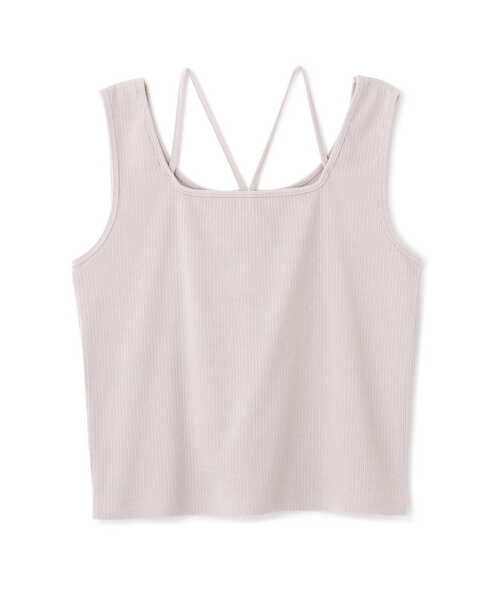 PROPORTION BODY DRESSING(プロポーションボディドレッシング)の「<E>前後2WAYテレコタンクトップ / 1213167202(Tシャツ/カットソー・レディース・グレー/ダークグレー/オフホワイト/ブラック・FREE)」の18枚目の写真