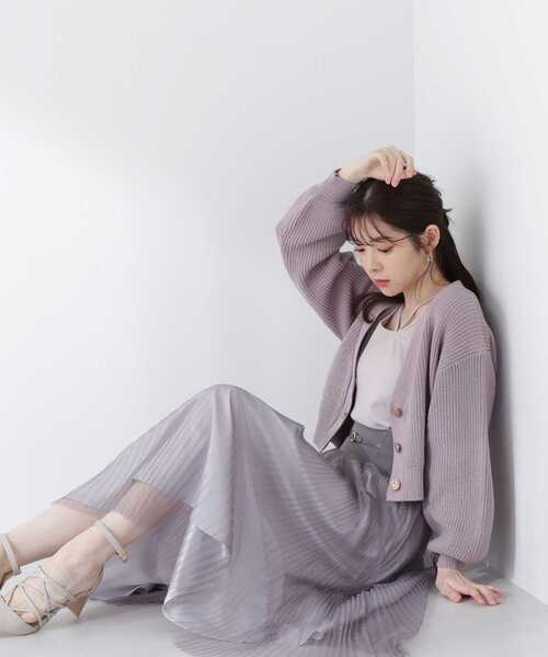 PROPORTION BODY DRESSING(プロポーションボディドレッシング)の「<E>前後2WAYテレコタンクトップ / 1213167202(Tシャツ/カットソー・レディース・グレー/ダークグレー/オフホワイト/ブラック・FREE)」の12枚目の写真
