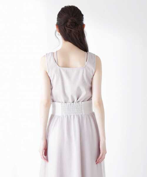 PROPORTION BODY DRESSING(プロポーションボディドレッシング)の「<E>前後2WAYテレコタンクトップ / 1213167202(Tシャツ/カットソー・レディース・グレー/ダークグレー/オフホワイト/ブラック・FREE)」の16枚目の写真
