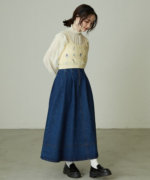 paravion（パラビオン）の「【小花刺繍】【コーディネートのワン