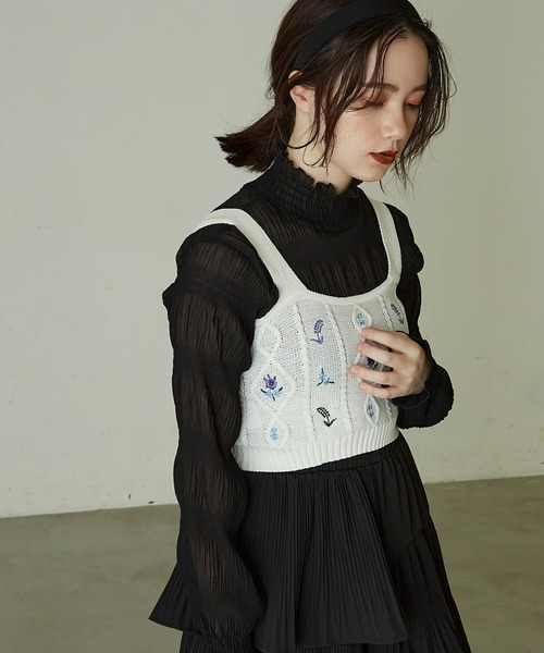 paravion（パラビオン）の「【小花刺繍】【コーディネートのワン