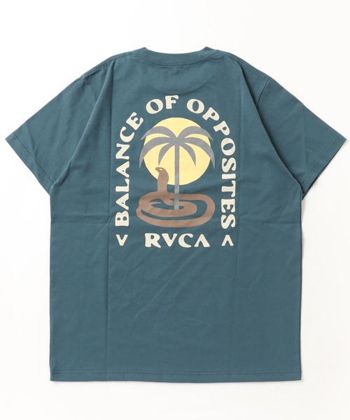 セール】RVCA/ルーカ バックプリントTシャツ アイランド柄/ヤシ