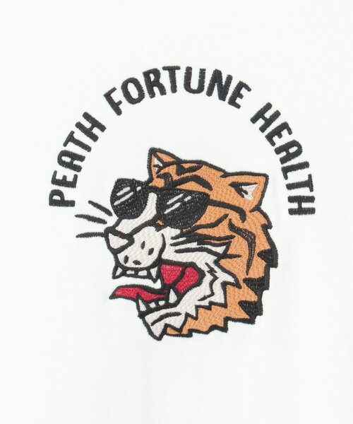 NO NEED（ノーニード）の「タイガー刺繍スウェットＰＯ（スウェット・メンズ・ネイビー/オフホワイト・M/L）」の6枚目の写真