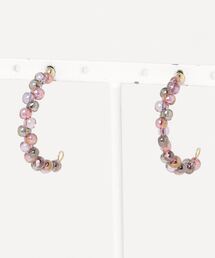 MATSUNO GLASS BEADS | 【MATSUNO GLASS BEADS/松野グラスビーズ】Crescent Pierce P111M(ピアス(両耳用))