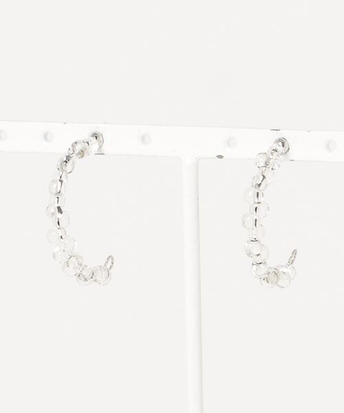 MATSUNO GLASS BEADS(マツノグラスビーズ)の「【MATSUNO GLASS BEADS/松野グラスビーズ】Crescent Pierce P111M(ピアス(両耳用)・レディース・レッド/ピンク/グリーン/ブルー/ブラウン/クリア/グレー/シルバー・FREE)」の7枚目の写真