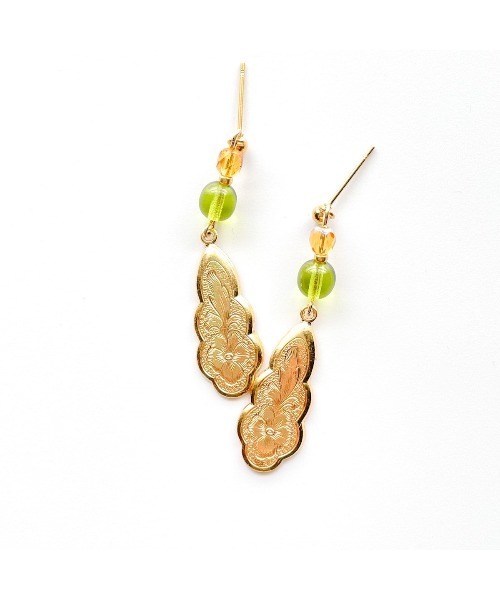 見事な mamo】flower &leaf(MA)（ピアス（両耳用））｜tone（トーン）の ピアス