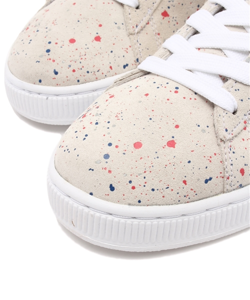 PUMA(プーマ)の「ユニセックス プーマ スエード スプラッタープリント PUMA SUEDE CLASSIC ALLOVER SPLATTER 358287-01(スニーカー・メンズ・ベージュ・23cm/23.5cm/24cm/24.5cm/26.5cm/27cm/27.5cm/28cm/28.5cm)」の5枚目の写真