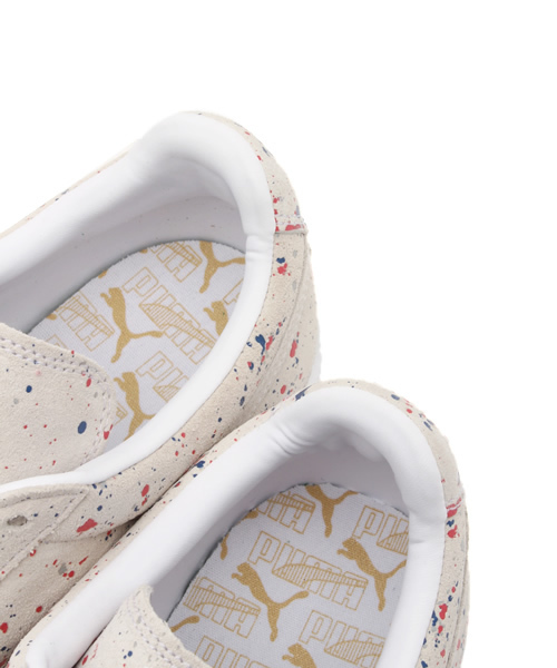 PUMA(プーマ)の「ユニセックス プーマ スエード スプラッタープリント PUMA SUEDE CLASSIC ALLOVER SPLATTER 358287-01(スニーカー・メンズ・ベージュ・23cm/23.5cm/24cm/24.5cm/26.5cm/27cm/27.5cm/28cm/28.5cm)」の7枚目の写真