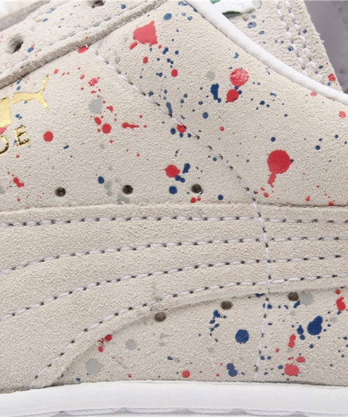 PUMA(プーマ)の「ユニセックス プーマ スエード スプラッタープリント PUMA SUEDE CLASSIC ALLOVER SPLATTER 358287-01(スニーカー・メンズ・ベージュ・23cm/23.5cm/24cm/24.5cm/26.5cm/27cm/27.5cm/28cm/28.5cm)」の10枚目の写真