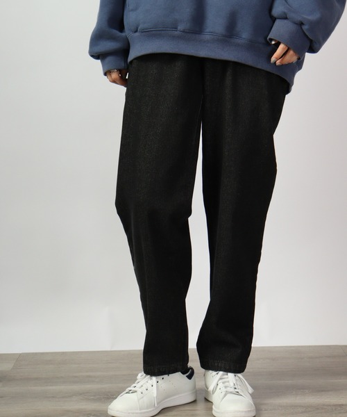 FUNALIVE(ファンアライブ)の「12oz デニムワイドテーパードパンツ(デニムパンツ・メンズ・サックスブルー/ブラック/ブラック系その他/ケミカルウォッシュ/インディゴブルー・L/XL/M)」の15枚目の写真