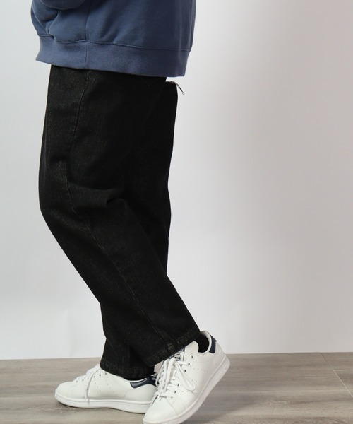 FUNALIVE(ファンアライブ)の「12oz デニムワイドテーパードパンツ(デニムパンツ・メンズ・サックスブルー/ブラック/ブラック系その他/ケミカルウォッシュ/インディゴブルー・L/XL/M)」の16枚目の写真