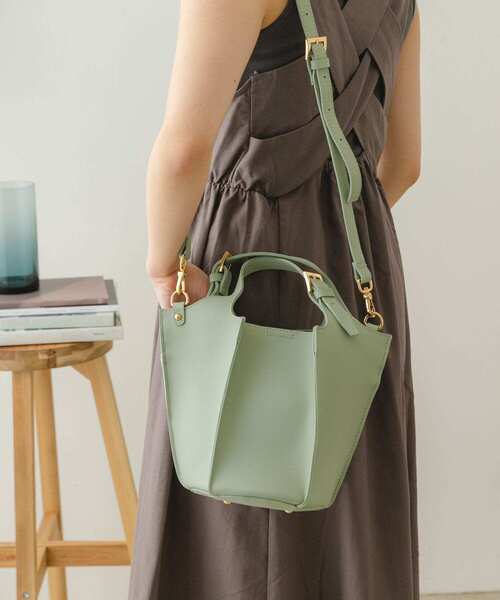 RODE SKO(ロデスコ)の「3ポケット切替バッグ(トートバッグ・レディース・ホワイト/ベージュ/ミント・ONE)」の20枚目の写真