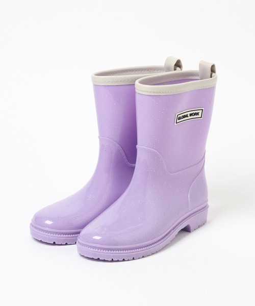 GLOBAL WORK（グローバルワーク）の「レインブーツ/171515（レインシューズ・キッズ・ライトパープル/サックスブルー/ブルー・21cm/22cm/20cm/23cm）」の3枚目の写真