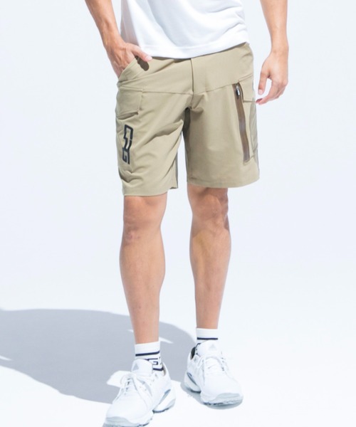 CPG golf ベージュ ショートパンツ CPG GOLF（シーピージーゴルフ）の「ウインドショートパンツ
