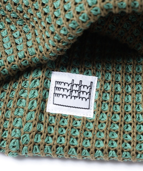 wonderland(ワンダーランド)の「Zigzag knit(ニットキャップ/ビーニー・メンズ・パープル/グリーン・ONESIZE)」の8枚目の写真