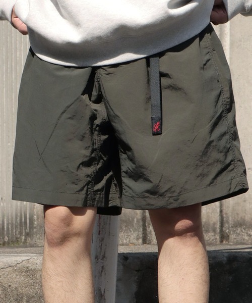 Gramicci（グラミチ）の「GRAMICCI/グラミチ NYLON LOOSE SHORT ナイロンパンツ ハーフパンツ ショーツ（水着・メンズ・ブラック/ライトグレー/ダークブルー/グリーン・S/M/L/XL）」の2枚目の写真