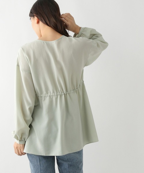 セール】防シワサラサラ2WAYブラウス/177513（シャツ/ブラウス