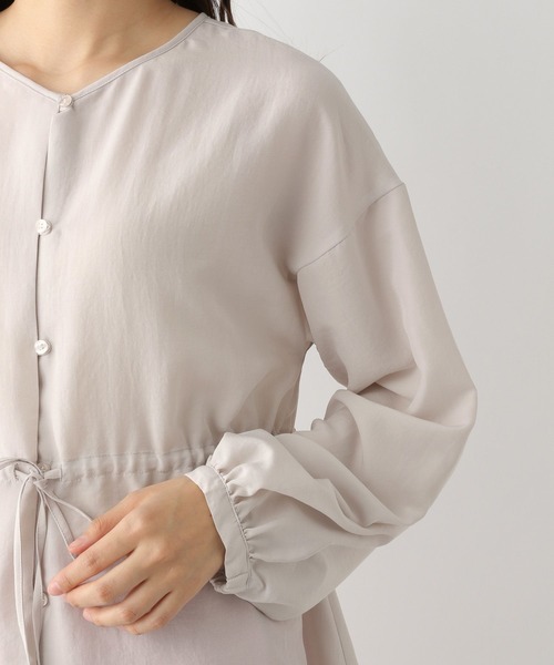 セール】防シワサラサラ2WAYブラウス/177513（シャツ/ブラウス