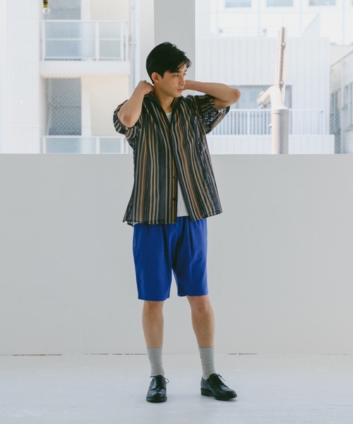 WHIMSIC（ウィムジック）の「【UNISEX/SET UP対応】ヘビーウェイトカットソーショーツ（その他パンツ・メンズ・ブルー/アイボリー/チャコールグレー・FREE）」の12枚目の写真