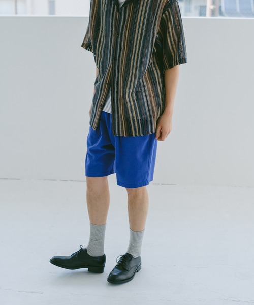 WHIMSIC（ウィムジック）の「【UNISEX/SET UP対応】ヘビーウェイトカットソーショーツ（その他パンツ・メンズ・ブルー/アイボリー/チャコールグレー・FREE）」の22枚目の写真