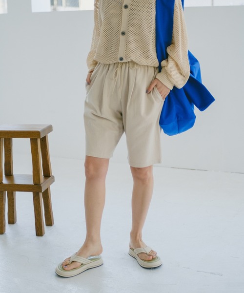 WHIMSIC（ウィムジック）の「【UNISEX/SET UP対応】ヘビーウェイトカットソーショーツ（その他パンツ・メンズ・ブルー/アイボリー/チャコールグレー・FREE）」の17枚目の写真