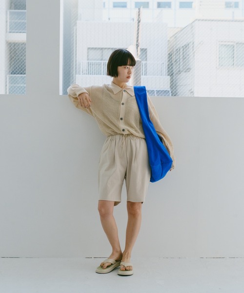 WHIMSIC（ウィムジック）の「【UNISEX/SET UP対応】ヘビーウェイトカットソーショーツ（その他パンツ・メンズ・ブルー/アイボリー/チャコールグレー・FREE）」の11枚目の写真