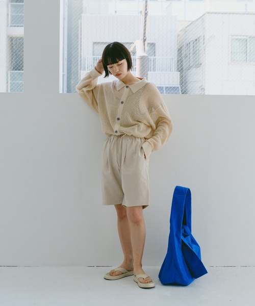 WHIMSIC（ウィムジック）の「【UNISEX/SET UP対応】ヘビーウェイトカットソーショーツ（その他パンツ・メンズ・ブルー/アイボリー/チャコールグレー・FREE）」の14枚目の写真