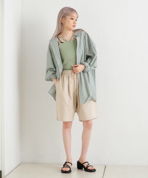 WHIMSIC（ウィムジック）の「【UNISEX/SET UP対応】ヘビーウェイトカットソーショーツ（その他パンツ・メンズ・ブルー/アイボリー/チャコールグレー・FREE）」の21枚目の写真