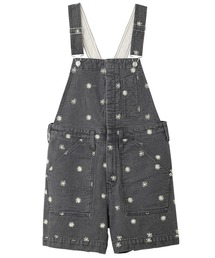 MILKFED. | FLORAL EMBROIDERY DENIM MINI SALOPETTE(サロペット/オーバーオール)