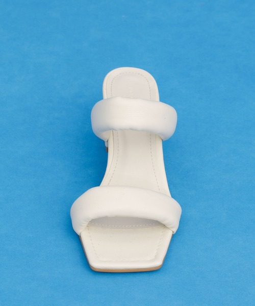 UNITED TOKYO（ユナイテッドトウキョウ）の「【WEB限定】スウェリミングスクエアーミュールサンダル（サンダル・レディース・グリーン/アイボリー/ブラック・1/2）」の19枚目の写真