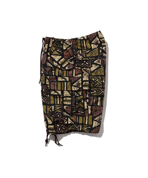 BEAMS PLUS(ビームスプラス)の「BEAMS PLUS / ナイロン リップストップ バティックプリント 6ポケット ビーチショーツ(その他パンツ・メンズ・ネイビー/ブラウン・M/S/L/XL)」の13枚目の写真