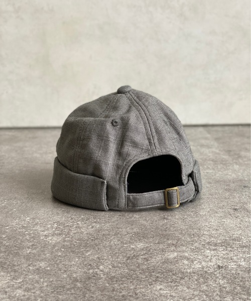 CPCM（シーピーシーエム）の「綿麻ロールキャップ（ニットキャップ/ビーニー・メンズ・ベージュ/ブラック/カーキ・FREE）」の5枚目の写真