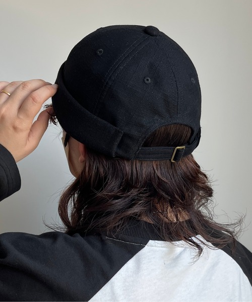 CPCM（シーピーシーエム）の「綿麻ロールキャップ（ニットキャップ/ビーニー・メンズ・ベージュ/ブラック/カーキ・FREE）」の10枚目の写真