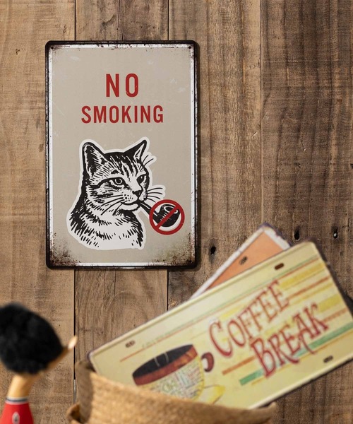 シャドーボックス 猫 アンティーク ビンテージ アートポスター