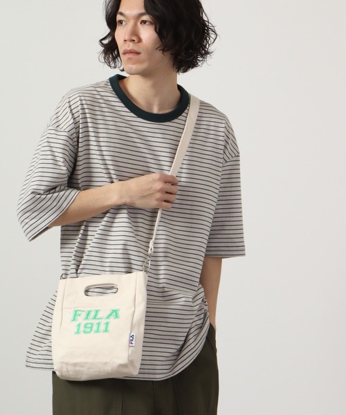 FILA（フィラ）の「FILA カレッジロゴ クリテショルダーバッグ（ショルダーバッグ・メンズ・オレンジ/ブルー/ブラック/グリーン・FREE）」の16枚目の写真
