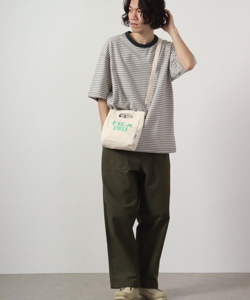 FILA（フィラ）の「FILA カレッジロゴ クリテショルダーバッグ（ショルダーバッグ・メンズ・オレンジ/ブルー/ブラック/グリーン・FREE）」の18枚目の写真