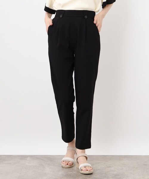 grove（グローブ）の「◆ぐんぐん伸びて着心地らくちん！ひんやりタッチテーパードパンツ（その他パンツ・レディース・ブルー/カーキ/ベージュ/ブラック/ブラック系1・02/03/04/05/01）」の9枚目の写真