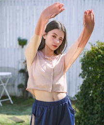 idem | bicolor sheer knit cardigan/バイカラーシアーカーディガン(カーディガン/ボレロ)