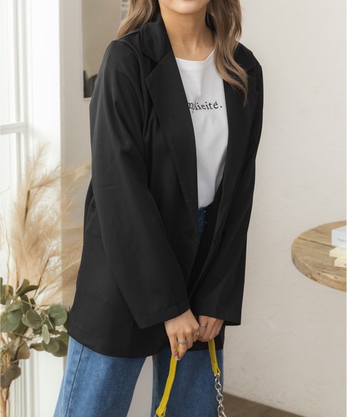 theory♡シルエットが抜群に綺麗な上品テーラードジャケット Ada.（エイダ）の「【オーバーサイズジャケット】キレイめサイズ