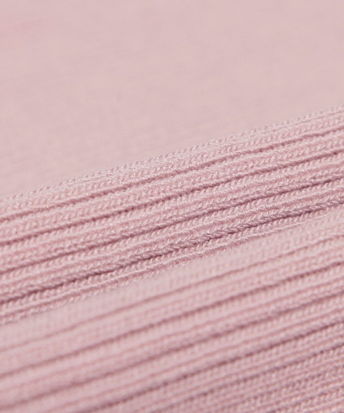 Julia Boutique（ジュリアブティック）の「スクエアネックロングタイトリブニットワンピース/23101（ワンピース・レディース・ピンク/ベージュ/ミント/ブラック・ONE）」の16枚目の写真