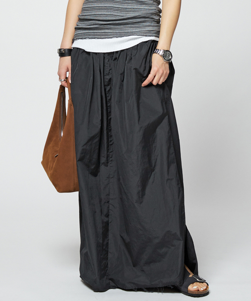 セール】【TanC TOKYO/タンクトウキョウ】taffeta slit SK
