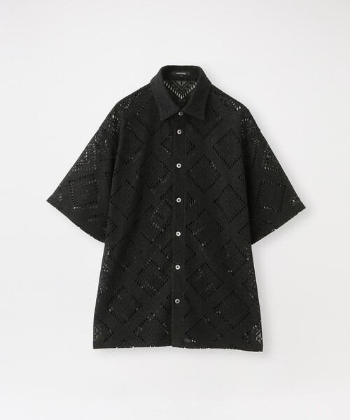 LOVELESS（ラブレス）の「ミルパレース ショートスリーブシャツ（シャツ/ブラウス・メンズ・イエロー系その他2/ブラック・L/M）」の2枚目の写真